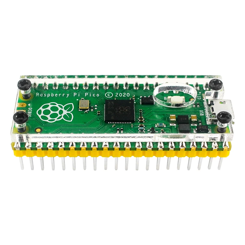Raspberry Pi Pico Hülle Acrylschale Transparente Hülle für Pico Board RP2040 Mikrocontroller Mikrocomputer Pico W/Pico 2/Pico 2W – Detail 4