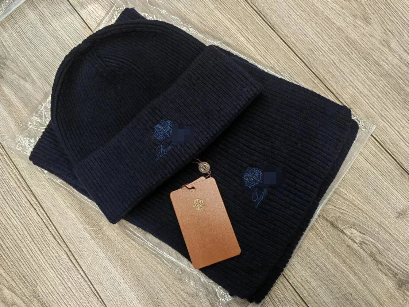 BILLIONAIRE BLSK CPRT Hat Scarf Set wool men\'s 2024 new autumn winter Casual warm comfort elasticity high quality gentlman