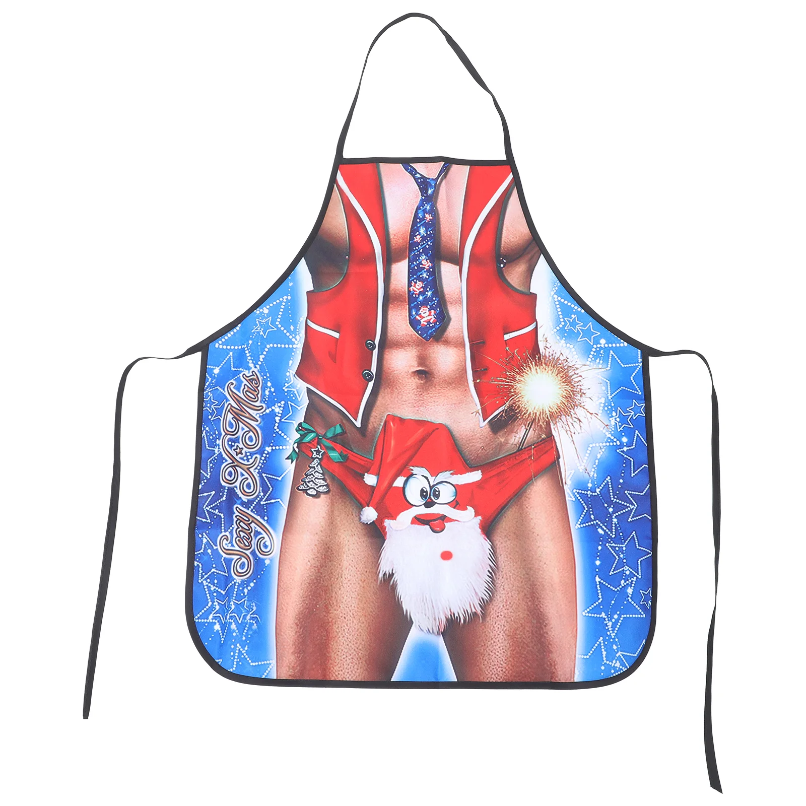 

Funny Christmas Apron Lovers Womens Bikinis Holiday Aprons Polyester for Cooking