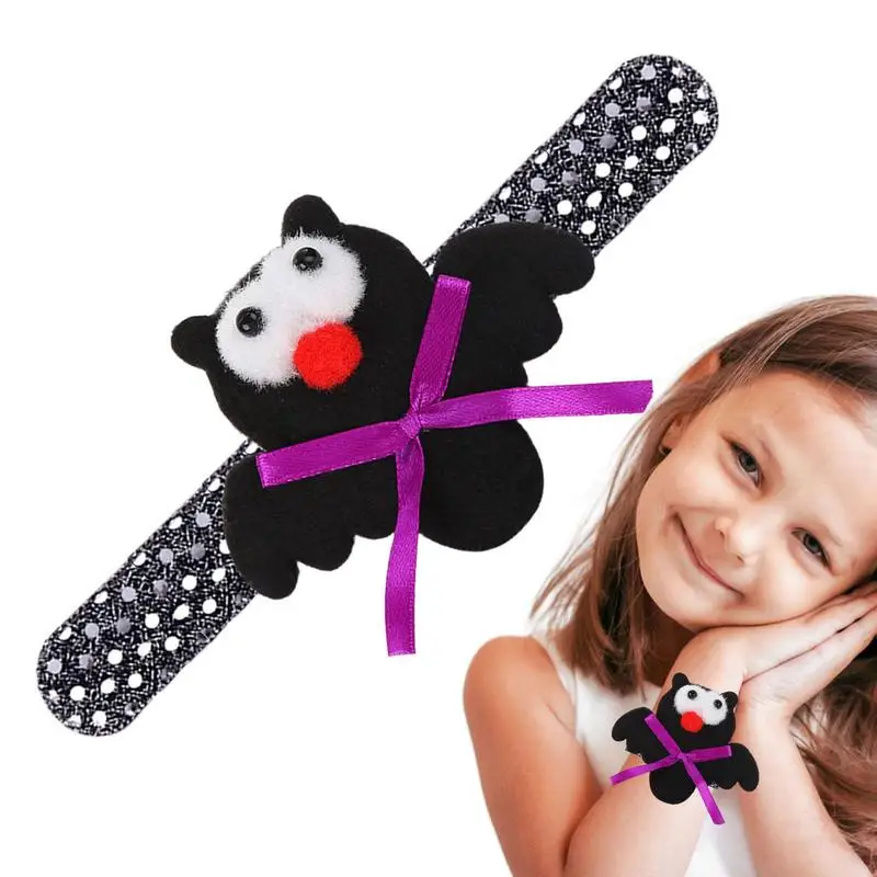 Halloween Snap Circle Pumpkin Bat Ghost Snap Bracciali Cute Snap Bracciali Halloween Dolcetto O Scherzetto Borsa Filler Giocattoli Di Halloween