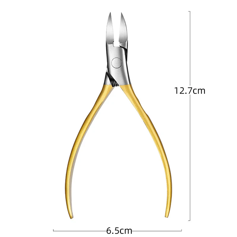 1Pcs Nail Clippers Professional Thick Ingrown Toenails Cutters Sharp Curved Blade Seniors Pedicure Tool 6