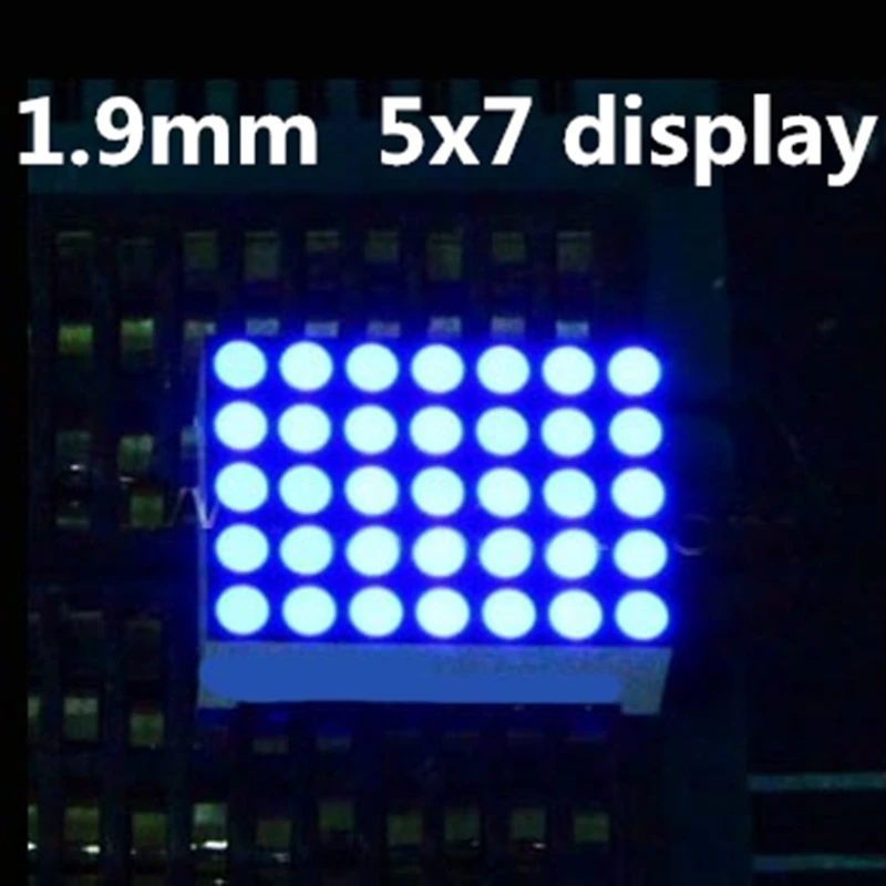 20pcs-19mm-5x7-led-display-blue-common-anode-led-dot-matrix-digital-tube-module-5-7-digital-tube