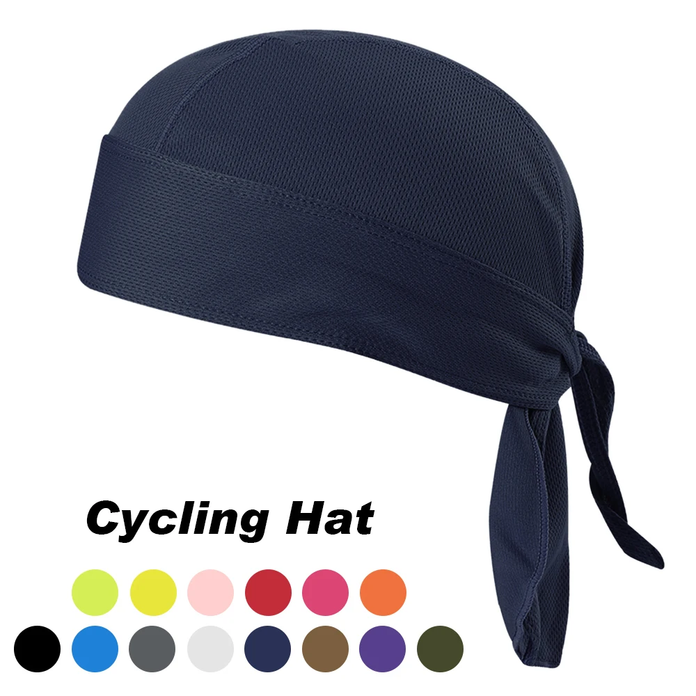 Cycling Hat Bicycle Sweat-wicking Cap Beanie Cap Cycling Headscarf Headband Pirate Hat for Outdoor
