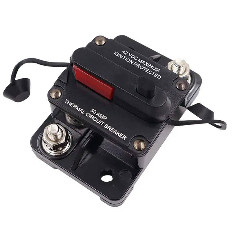 

12V-48V Circuit Breaker Audio System Protection Durable Pressure Resistant Circuit Breaker Fuse For Safety Assurance