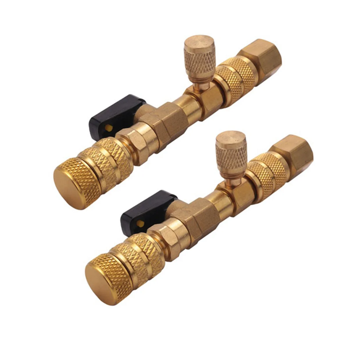 2 Set R410A R22 Dual Size Sae Port Hvac Valve Core Removal Installer Tool (Nessuna Perdita Di Gas)