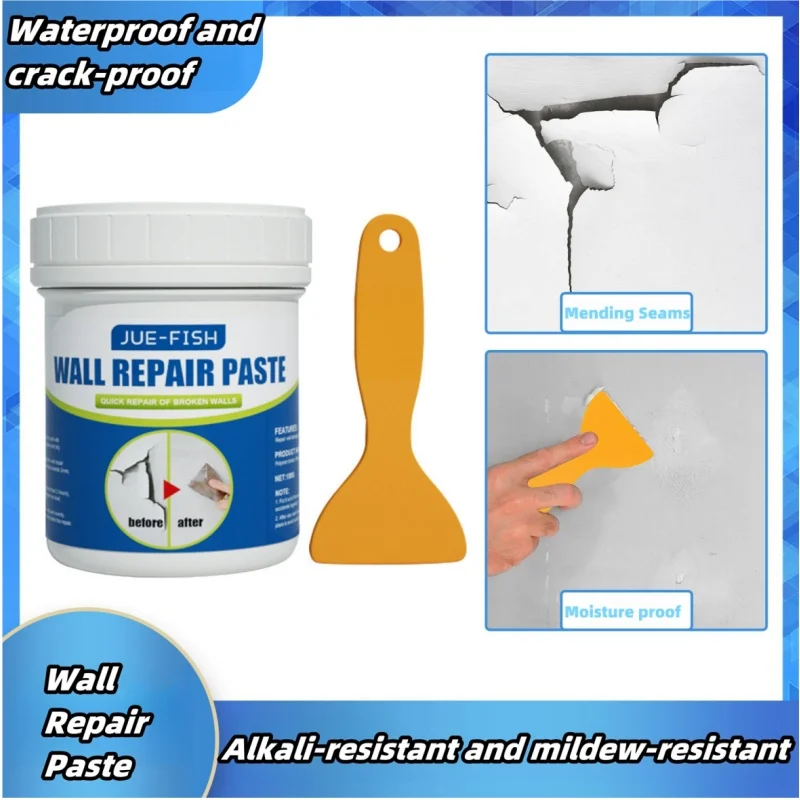 Wall Repair Paste 100g Wall Repair Tool, Wall Repair, Moisture-proof, Mildew-proof, Caulking, Decontamination, Multi-functional Paste