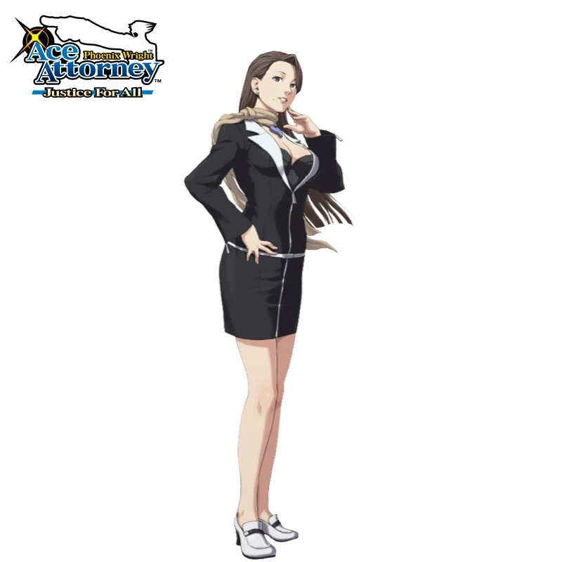 Gyakuten Saebano Ace Avvocato Mia Fey Ayasato Chihiro Festa Di Natale Uniforme Di Halloween Costume Cosplay Personalizza Qualsiasi Dimensione