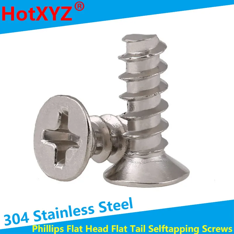 CrossRecessedCountersunkFlatHeadFlatTailSelfTappingScrewKB