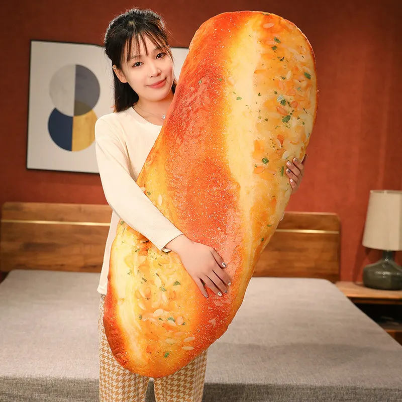 20~110cm Long Bread Pillow Stuffed Like Real Sesame S Cheese Denmark Toast Chopped Green Onion Sleeping Hug Support Leg Gift 2