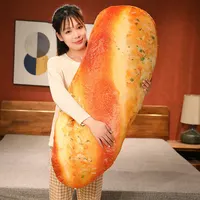 20~110cm Long Bread Pillow Stuffed Like Real Sesame S Cheese Denmark Toast Chopped Green Onion Sleeping Hug Support Leg Gift 2
