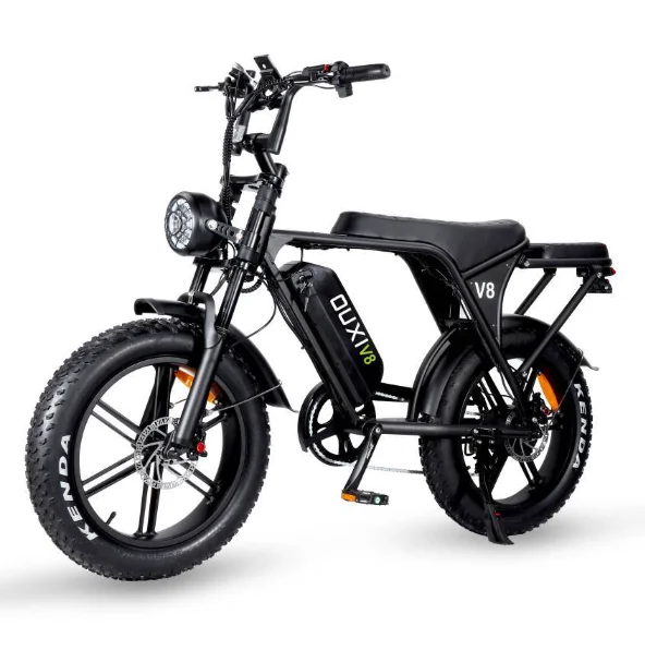 Deren V8 Pro Electric Bicycle High Quality Leisure Sports 750W Rear Wheel Motor 48V Lithium Battery Retro Electric Roa