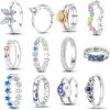 925 Sterling Silver Rings Sparking Colorful Zirconium Ring Popular LOVE Wedding For Women Engagement Jewelry Anniversary 2026