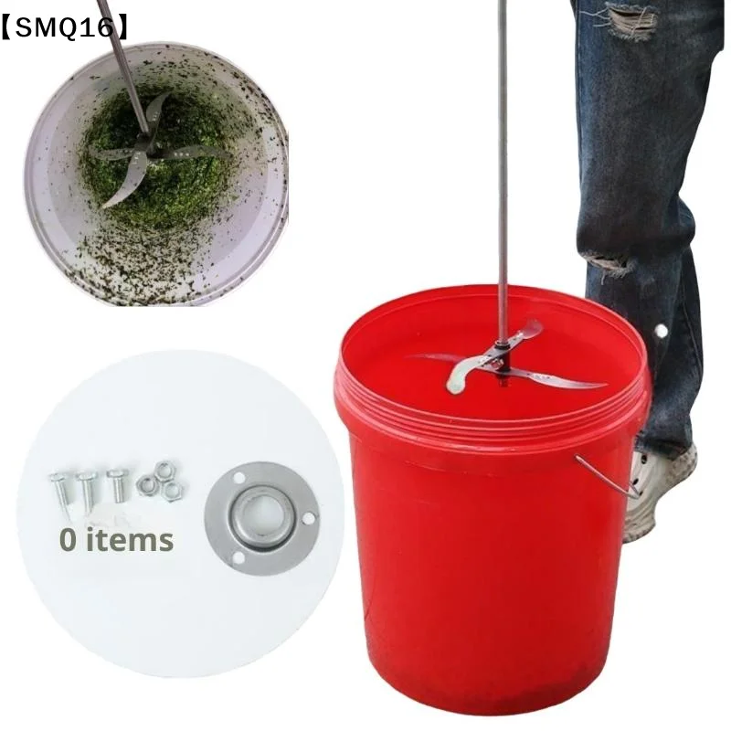 Set Trituratore Elettrico Domestico per Uso Agricolo, Modificabile per Trapano, Trituratore di Foraggio, Sminuzzatore di Verdure e Pollame【SMQ】 - immagine 6