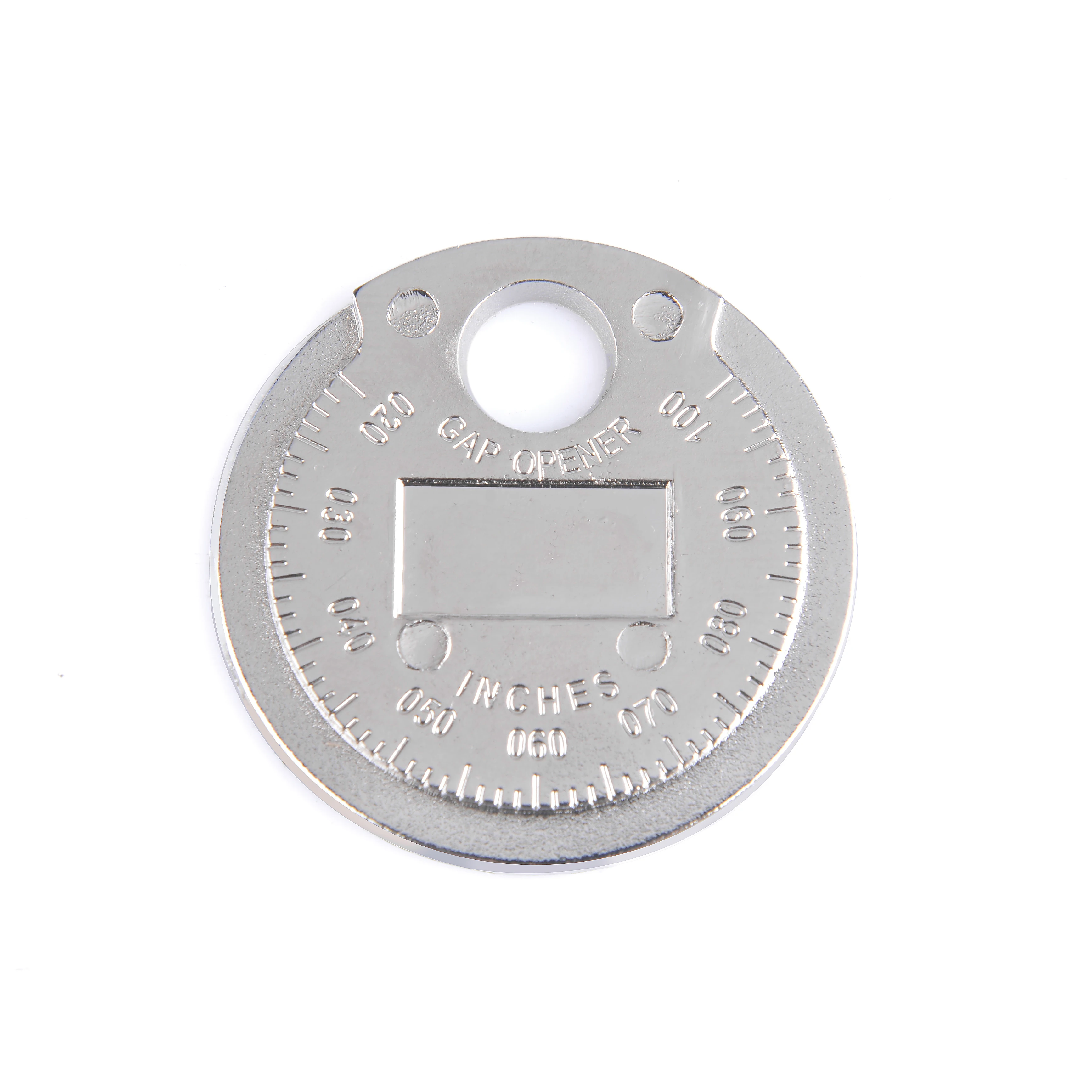 점화 플러그 갭 게이지 측정 도구 코인 유형 0.6-2.4mm 범위 점화 플러그 게이지 구경 측정 도구