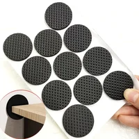Rubber Pads For Chair Legs 1-24pcs Anti Slip Mat Bumper Damper Non-Slip Round Square Self Adhesive Table Feet Protector Hardware 3