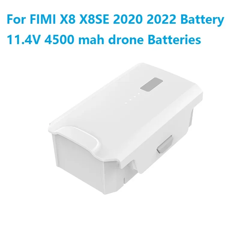 

Battery for FIMI X8 SE 2022 V2 Battery 11.4V 4500mAh Charging Intelligent Batteries 33mins Flight time X8SE Battery