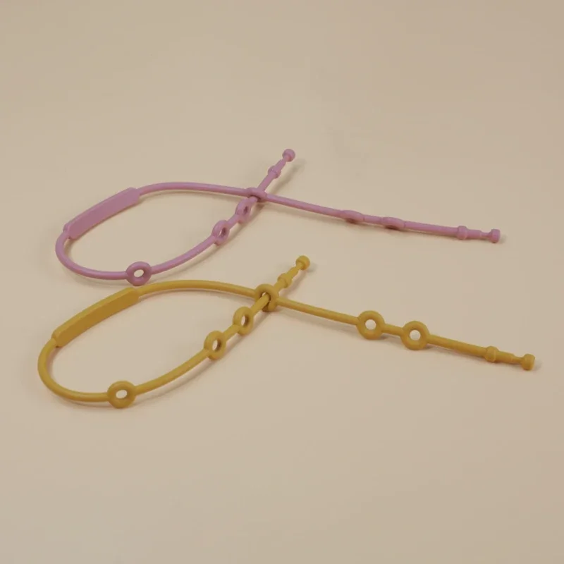 Pacifier Clip 1 Pcs Toy Safety Straps Soft Silicone Teething Chain Adjustable Infant Nipple Holder Dummy Clip Stroller Baby Accessories 0-36M