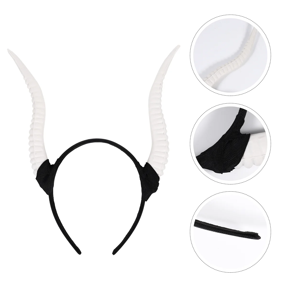 

Antelope Horn Hairbands Gothic Devil Horn Headbands Unique Spoof Hair Hoop Party Decoration Props Festive Halloween Cosplay