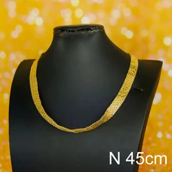 Luxurious 24k Gold Plated Bridal Jewelry Set - Traditional Moroccan Wedding Necklace & Bracelet (Type D)