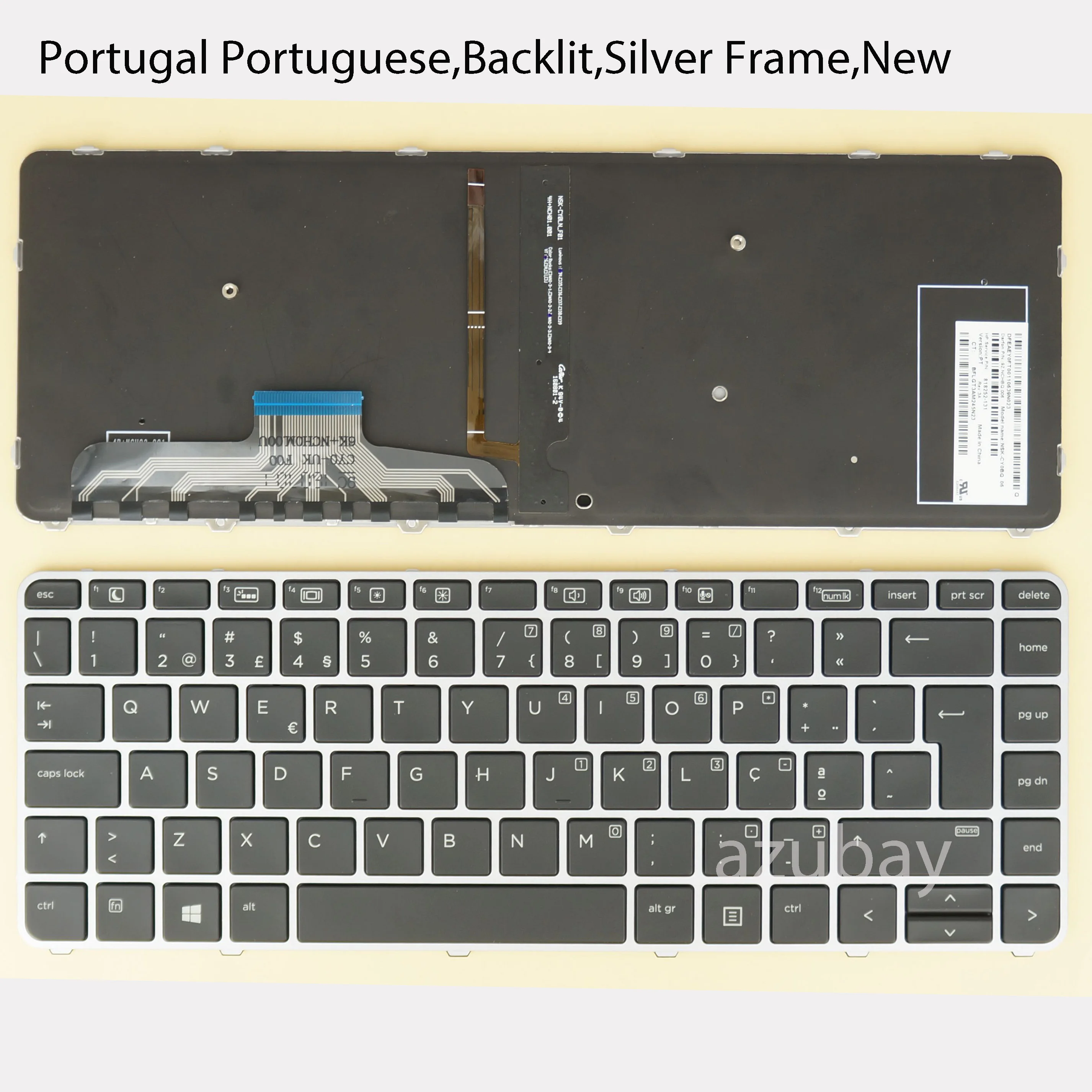 Teclado para HP Elitebook Folio 1040 G3,
