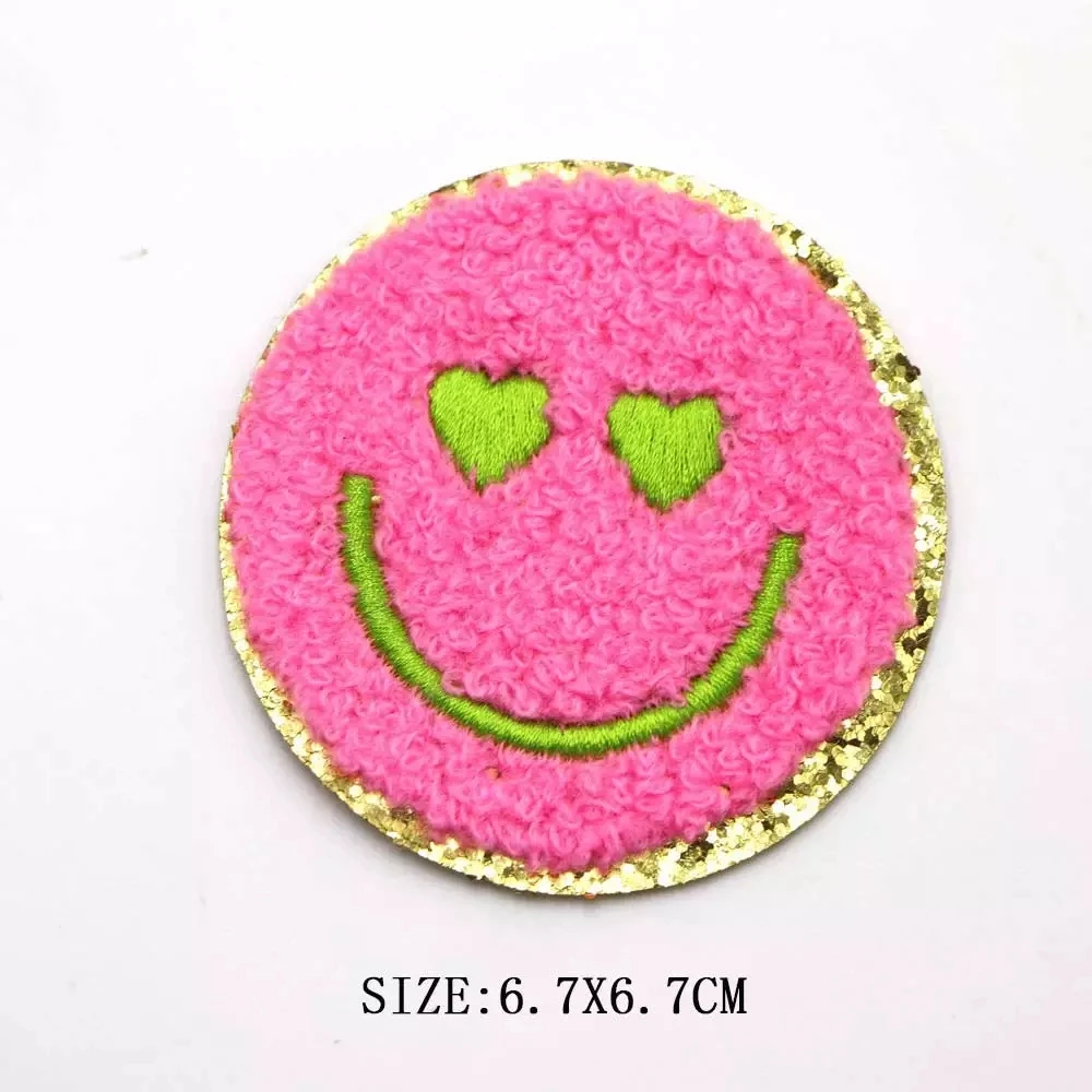 New1PC Burg Butterfuly Chenille Stickerei Eisen Auf Stickerei Patch Für Kleidung Applique Reparatur Patch Individuelle Handtuch Aufkleber – Detail 12