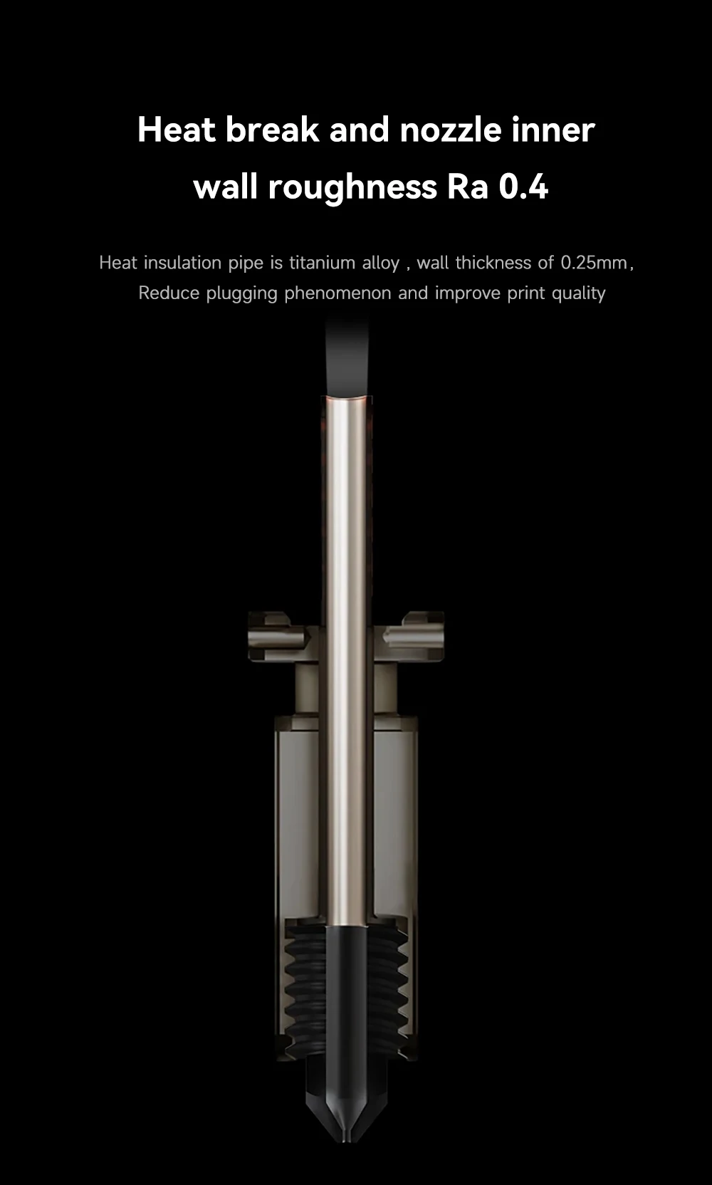 Hotend Bambu Lab p1p X1C P1S X1 V2.0 Upgrade Hot end Druckkopf 3D druck teile für bambulab Mit Düse – Detail 22
