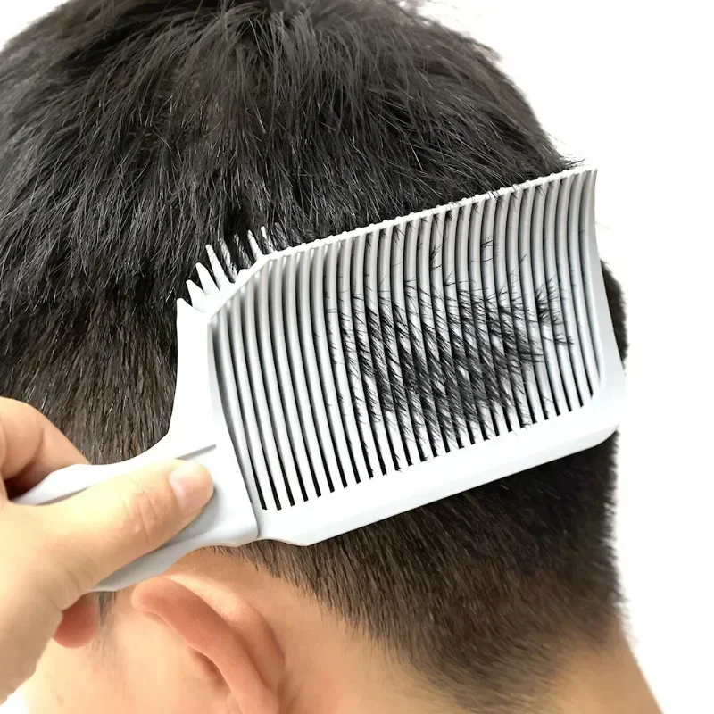 Fading Comb Professional Barber Clipper Blending Flat Top Hair Cutting Comb For Men Heat Resistant Fade Brush Barber Accessories