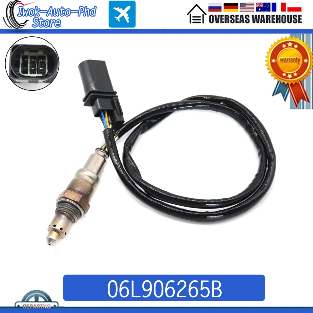 

06L906265B Car Air Fuel Ratio Lambda O2 02 Oxygen Sensor for Audi Q5 A4 A6 A7 2.0L 2019 2020 2021 2022 8K0906262C