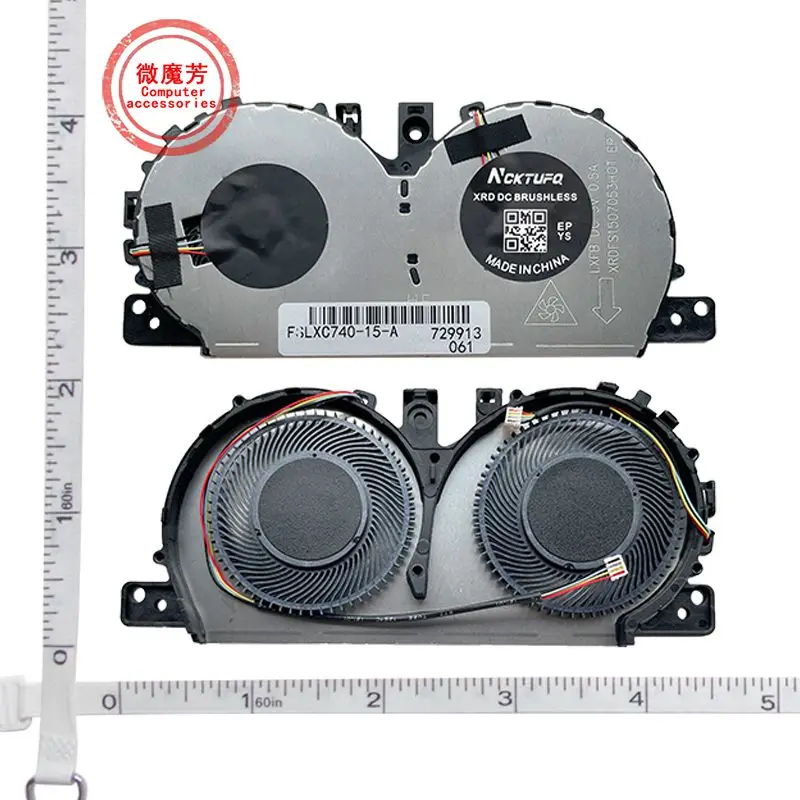 Новый вентилятор охлаждения ЦП для Lenovo Yoga C740-15 Series DFS1507053H0T FLMU 5H40S19962 DC5V 0.5A вентилятор