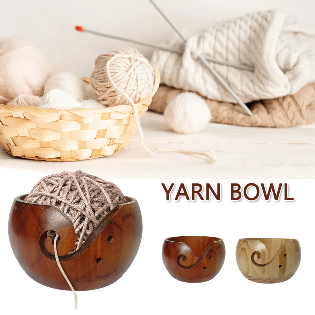

Экологически чистые деревянные органайзер для хранения пряжи, вязаный крючком шерстяной Бамбук ручной работы из сосны, товары для шитья