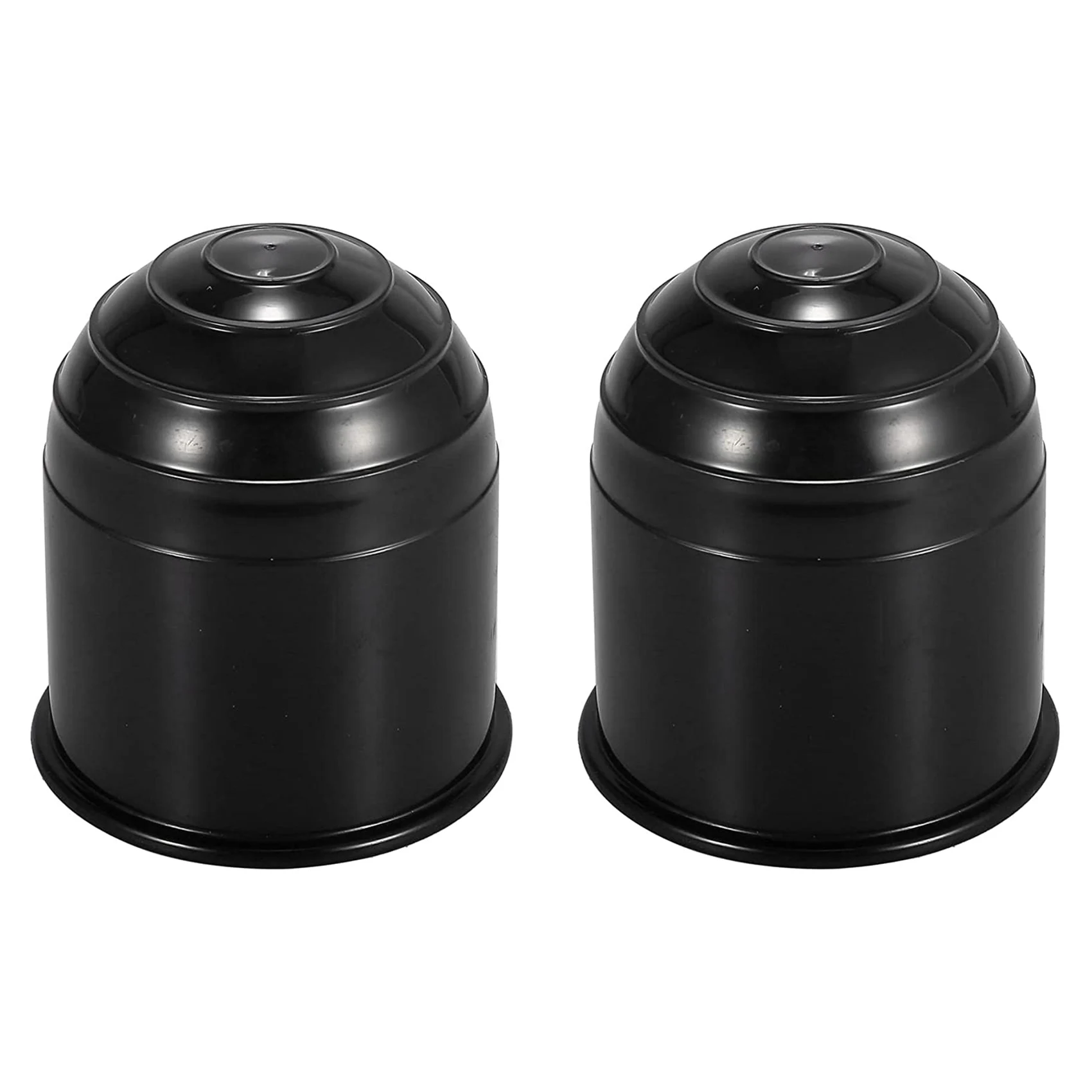 

2 Pcs Universal Trailer Hitch Ball Cover Cap Waterproof 50mm ID Black for Car Truck RV Boat