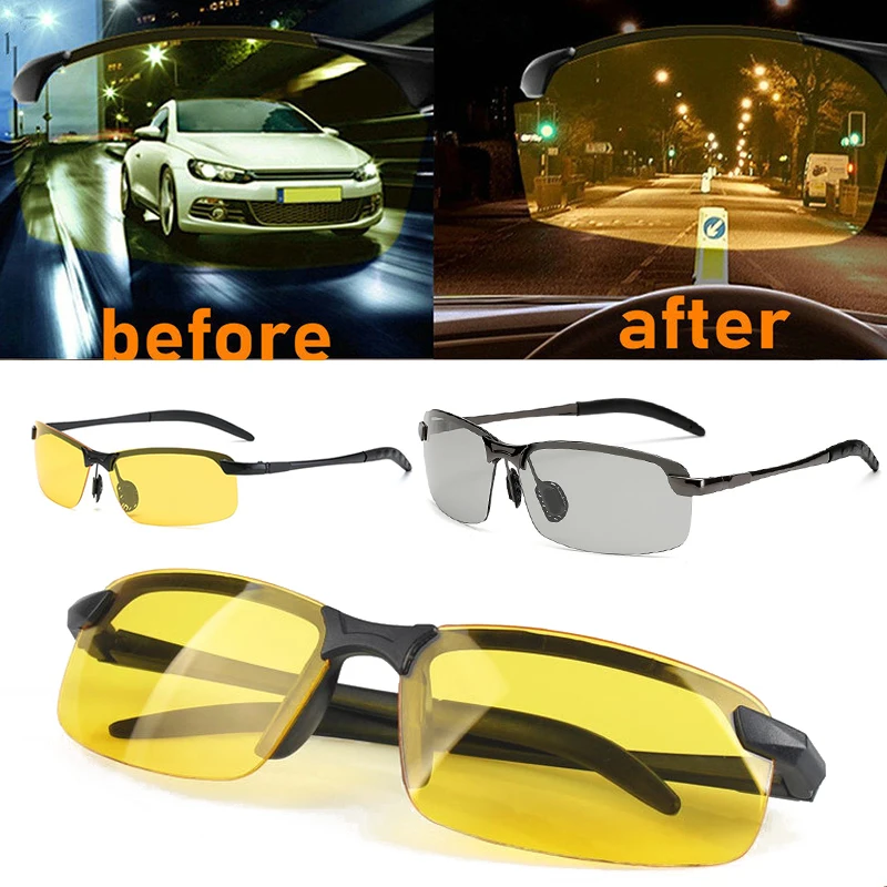 Night Day Vision Glasses Protection Bright Light