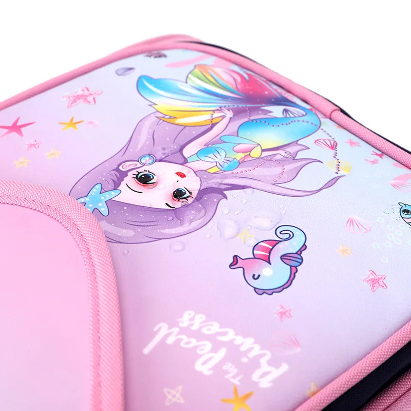 Natural Fish New Trolley Schoolbag Primary School Student Grade 1-6 Girl Lightweight Waterproof Large Capacity Cross-Border Hot