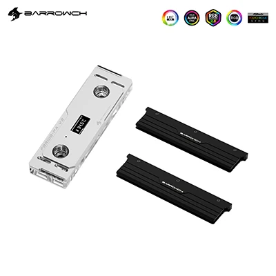 Barrowch Fbrwb-pa3-f Ram Water Blocks Kitslrc 2.0 5v 3pin Iluminação Padrão com Ram Armaduras de Refrigeração para Ddr5