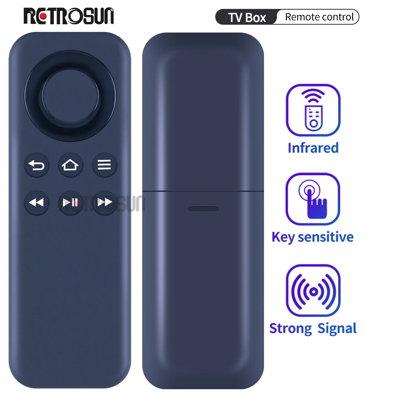 Telecomando Sostitutivo Cv98Lm Compatibile Con Amazon Fire Tv Stick E Amazon Fire Tv Box Senza Funzione Vocale