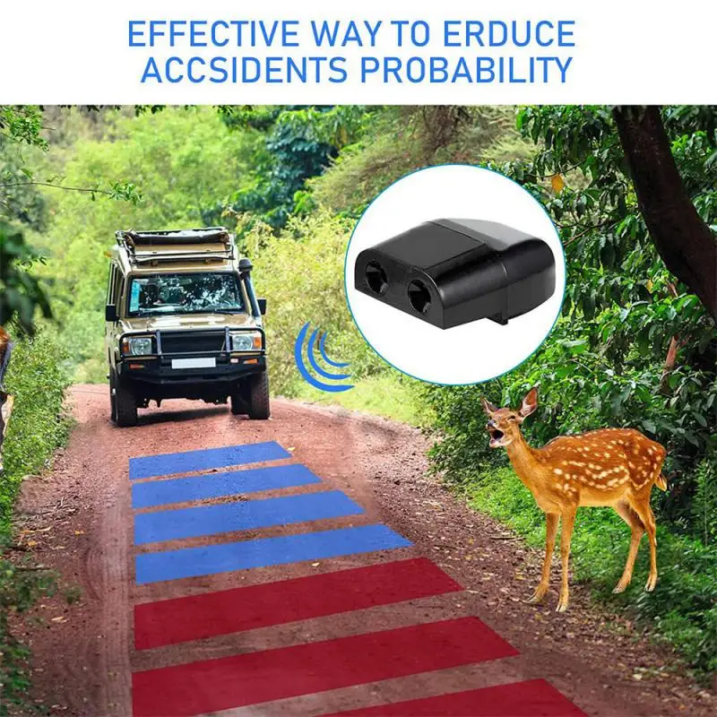 Car Deer Whistles Animal Alert Warning Whistles System Safety Sound Alarm Ultrasonic Warn Repeller for Auto Truck Motorcycle deer whistle