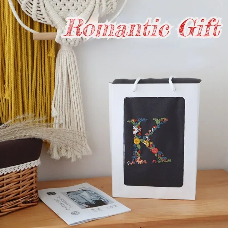 DIY記憶キットA-Z 26文字クロスステッチ刺繍アパレルパッチ誕生日