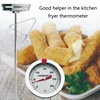 Candy/Deep Fry Thermometer with Instant Read Dial Thermometer Stainless Steel Stem Meat Cooking Thermometer 0-300 ℃ 2