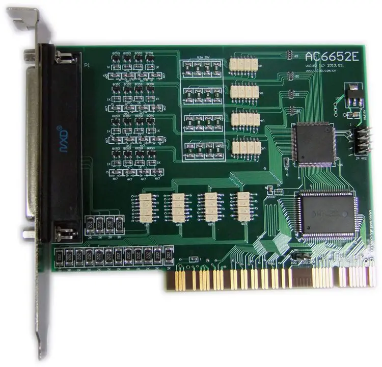 

AC6652E PCI bus IO board isolation 16-way in 16-way out switch input and output card