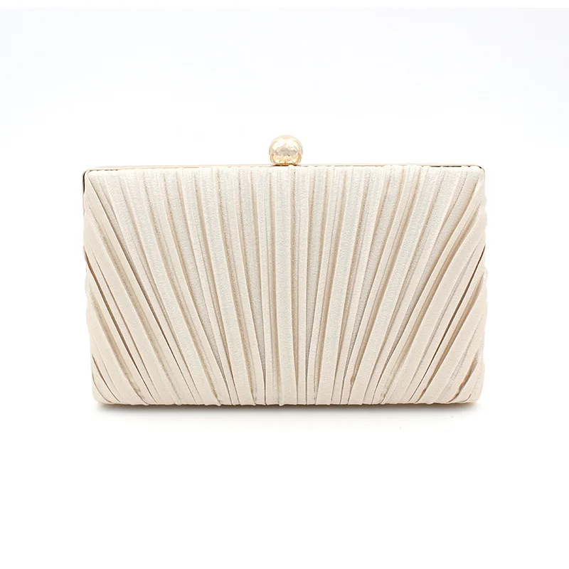 

Новинка 2023, женские шелковые вечерние сумочки, Складной Свадебный клатч, кошелек, бумажники для ужина, модный кошелек на цепочке, 3 цвета, Прямая поставка
