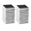 A95I-50 PCS Coin Capsules,Coin Snap Holders With 5 Sizes Black Gaskets 20/25/30/35/40Mm, Clear Coin Cases For Coin Collection 1