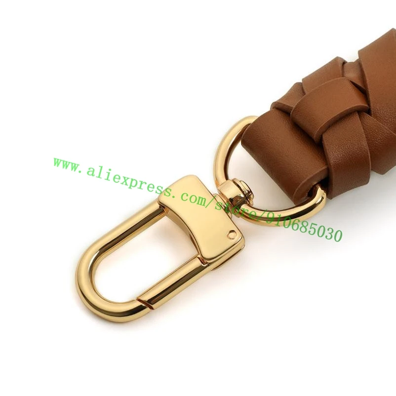 Soft Leather Handle Braided Strap For Designer Women Handbag Lady Neonoe Bucket Bag Elbow Hand Carry Accessories 8 Colors 31cm