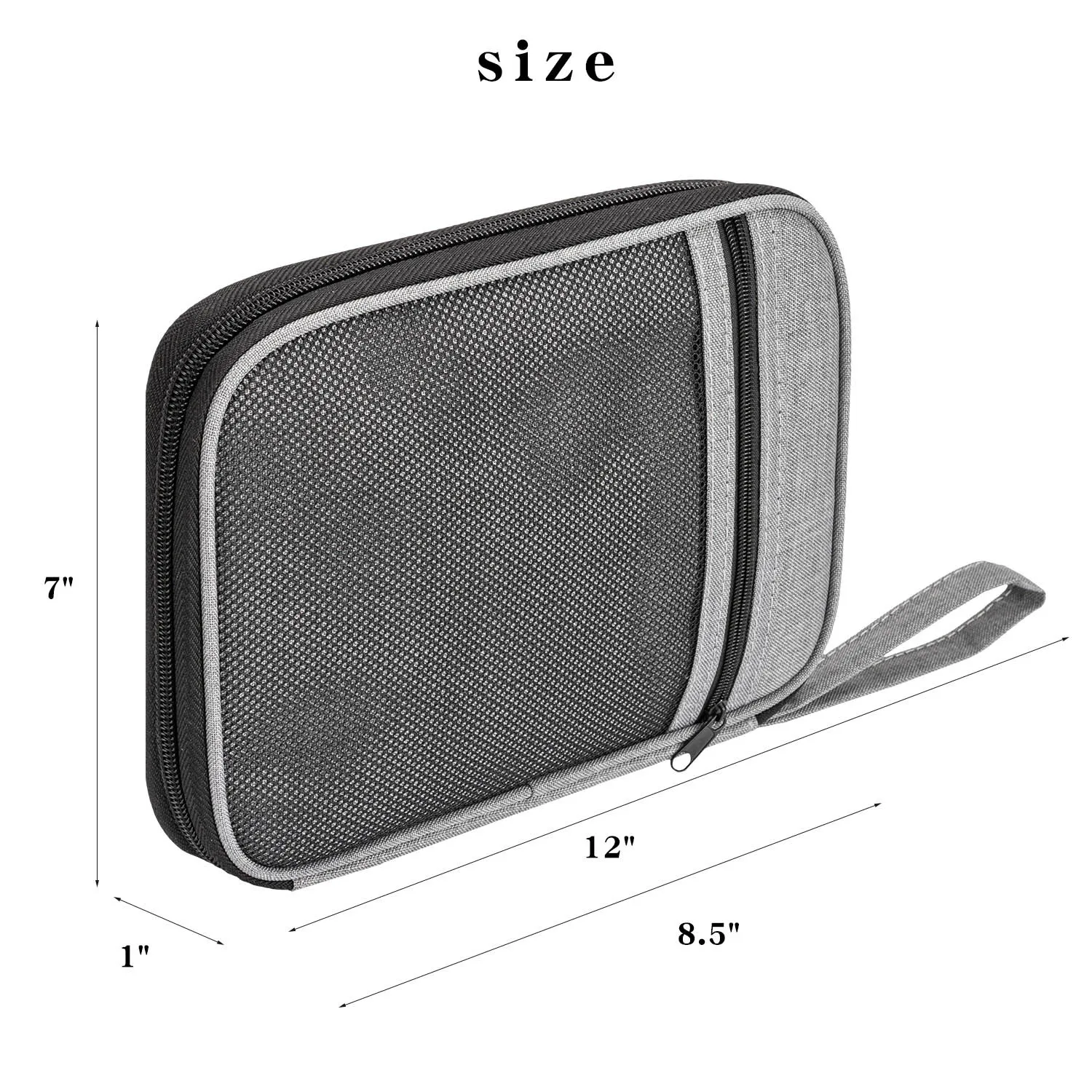 Portable Watch Organizer Case Travel Multifunction for Apple Watch Strap Band Box Nylon Storage Bag Watchband Holder Bags Pouch