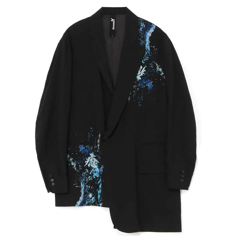 

Двухсторонний асимметричный дизайн, унисекс блейзеры, yohji yamamoto, мужские блейзеры для мужчин, мужская одежда для женщин