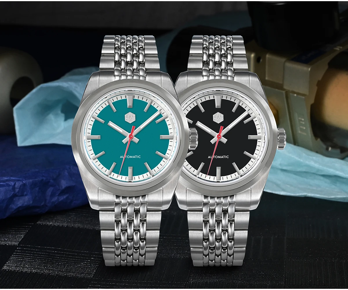 *Winter Sale* New Arrival San Martin Men Watch 37mm Fashion Sports Watches NH35 Automatic Luminous Reloj SN0106-G3 