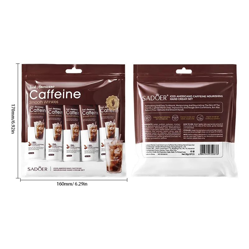 Ice American Coffee Hand Cream Set Deeply moisturizes protects hands autumn winter seasons