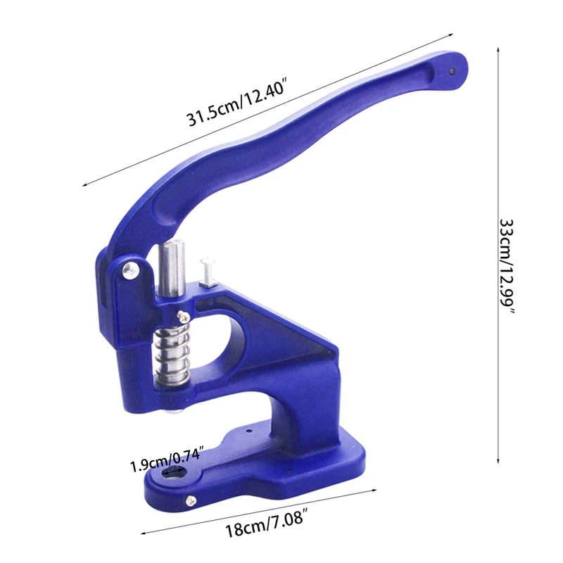 Manual Hand Press Machine Eyelet Snaps Rivets Installation Press Button Machine