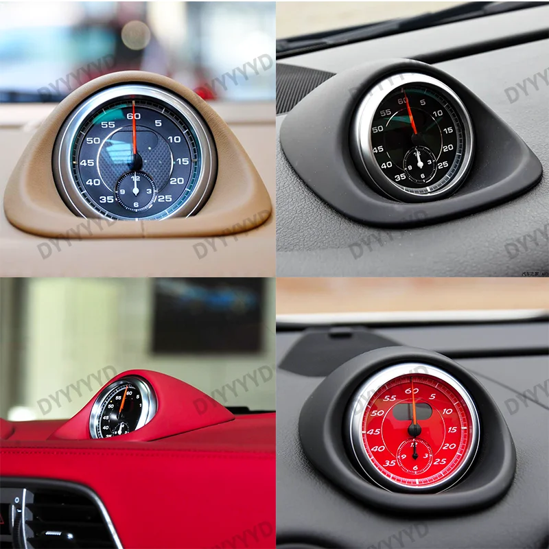 Car Stopwatch For Porsche 911 997 Carrera 987 Cayman 2006-2012 Console Dashboard