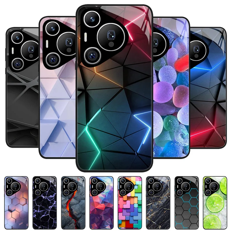 Enhanced Shockproof Tempered Glass Case Cover for Huawei Pura 70 Series