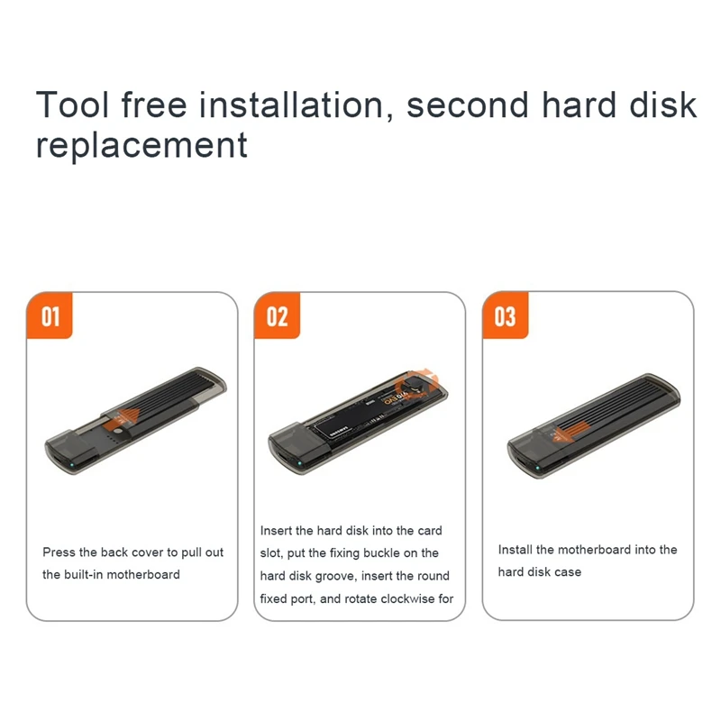 NVME PCIE SSD ϵ ̺ Ŭ, M.2 Nvme SSD ̽, M.2 Nvme to USB C Ÿ, 10 Gbps